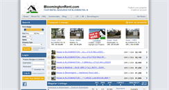 Desktop Screenshot of bloomingtonrent.com